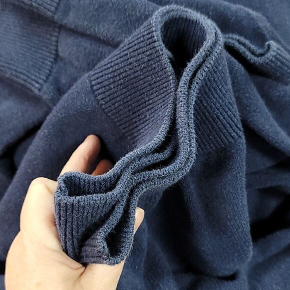 Men's Alan Flusser Soft Blue Sweater - Picture 10 of 10